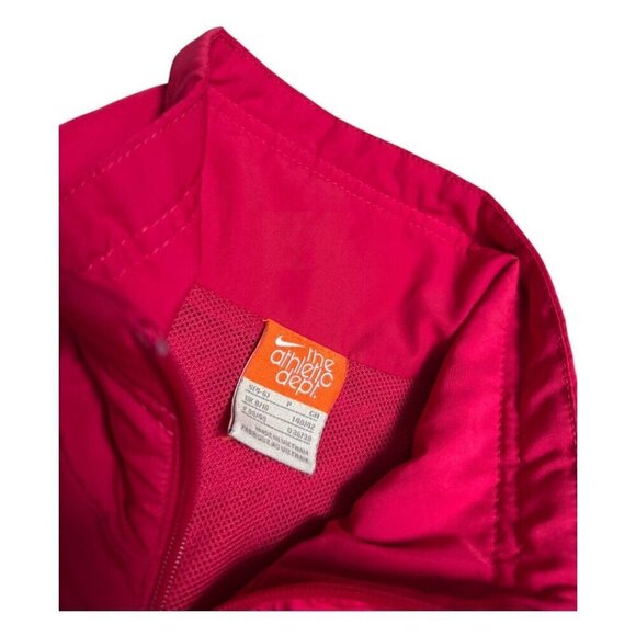 NIKE Pink Lightweight Windbreaker Activewear Bright Running Jacket Womens Small - Picture 5 of 5